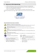 Preview for 3 page of SIKA P 1000.2 Operating Manual