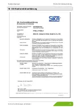 Preview for 19 page of SIKA P 1000.2 Operating Manual