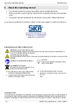 Preview for 10 page of SIKA SolarTemp LC Operating Manual