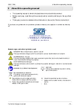 Предварительный просмотр 15 страницы SIKA VKL05 Series Operating Manual