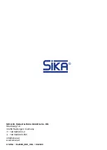 Предварительный просмотр 24 страницы SIKA VKL05 Series Operating Manual