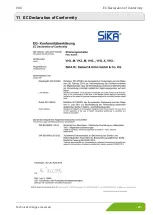 Preview for 27 page of SIKA VKX Series Operating Manual