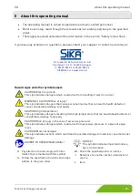 Предварительный просмотр 3 страницы SIKA VO 015 Operating Manual