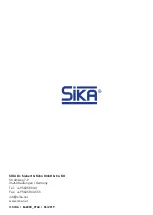 Preview for 16 page of SIKA VT 40 Series Operating Manual