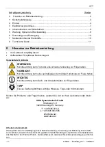 Preview for 2 page of SIKA VTY10K5 Operating Manual