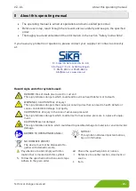 Preview for 23 page of SIKA VZ 0.04 AL Operating Manual