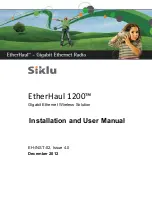 Siklu EtherHaul 1200 Installation And User Manu preview