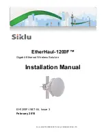 Siklu EtherHaul-1200F Installation Manual preview