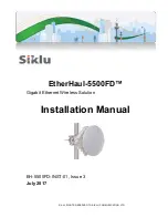 Preview for 1 page of Siklu EtherHaul-5500FD Series Installation Manual