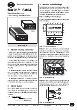 Предварительный просмотр 1 страницы Siko MA01/1 SA04 User Information