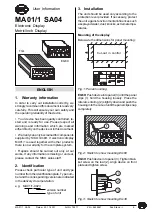 Предварительный просмотр 9 страницы Siko MA01/1 SA04 User Information