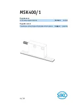 Siko MSK400/1 Original Installation Instructions preview