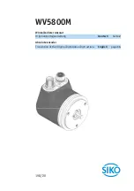 Preview for 1 page of Siko WV5800M Translation Of The Original Installation Instructions