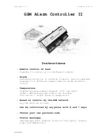 SiKom GSM Alarm Controller II Instructions Manual preview