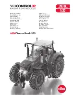 SIKUCONTROL32 6880 Tractor Fendt 939 Operating Instructions Manual предпросмотр