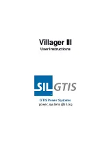 SIL GTIS Power Systems Villager III User Instructions preview