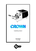 Silca Crown D422143XA Operating Manual preview