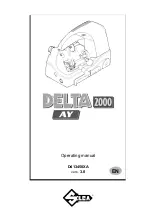 Silca Delta 2000 AY Operating Manual preview