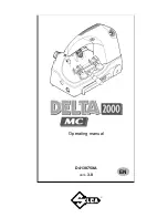 Silca Delta 2000 MC Operating Manual preview