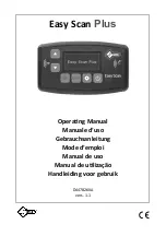 Preview for 1 page of Silca Easy Scan Plus Operating Manual