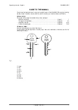 Предварительный просмотр 5 страницы Silca MARKER 2000 Operating Manual