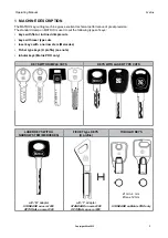 Preview for 9 page of Silca Matrix Evo Operating Manual