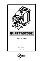 Preview for 1 page of Silca Quattrocode Operating Manual