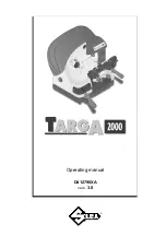 Preview for 1 page of Silca TARGA 2000 Operating Manual