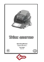 Silca Triax Quattro Operating Manual preview