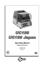 Silca UC 199 Operating Manual preview