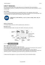 Preview for 5 page of Silca UC 199 Operating Manual