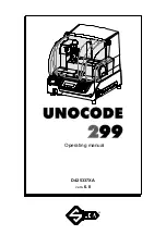 Silca Unocode 299 Operating Manual preview