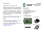 Silego GreenPAK Universal Dev. Board 1 Quick Start Manual preview