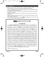 Предварительный просмотр 4 страницы Silencer Security Systems SLRF8 Owner'S Manual