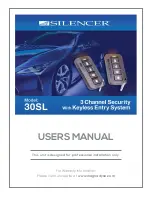 Silencer 30SL User Manual preview