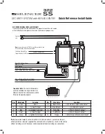 Silencer 322SS Quick Reference Install Manual предпросмотр