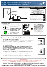 Silent Alert UM3A-2212-EU-PSU Quick Start Manual preview