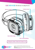 Preview for 2 page of Silent disco box HD9-RGB Manual