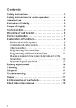 Preview for 2 page of Silent Gliss SG 10302 Operating Instructions Manual