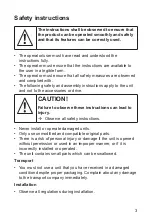 Preview for 3 page of Silent Gliss SG 10302 Operating Instructions Manual