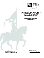 SILENT KNIGHT INTELLIKNIGHT 5808 Installation And Operation Manual предпросмотр