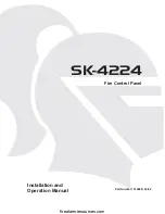 SILENT KNIGHT SK-4224 Installation And Operation Manual preview