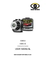 Предварительный просмотр 1 страницы Silent Witness SW013 User Manual