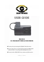 Preview for 1 page of Silent Witness SW2400 User Manual