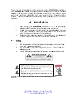 Preview for 2 page of Silentaire Scorpion II TT General User And Maintenance Instructions