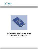 Предварительный просмотр 1 страницы Silex technology 802.11a/b/g SDIO Module SX-SDWAG User Manual