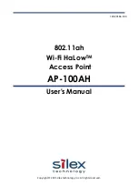 Silex technology AP-100AH User Manual предпросмотр