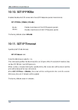 Предварительный просмотр 102 страницы Silex technology MNS-300EM Command Manual