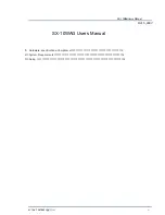 Silex technology SX-10WAG User Manual preview