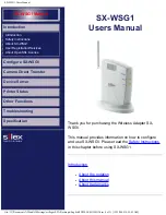 Предварительный просмотр 47 страницы Silex technology SX-WSG1 User Manual